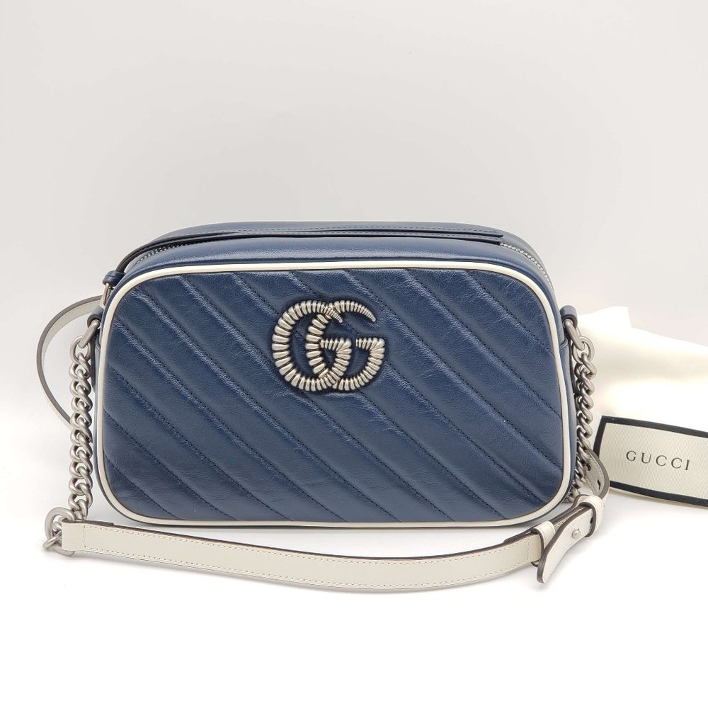 100% Authentic Gucci GG Marmont Small Shoulder Bag - Picture 1 of 13